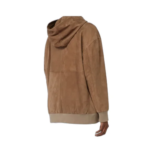 Long-Sleeved Zipped Hoodie