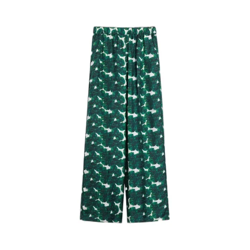 Printed Silk Trousers