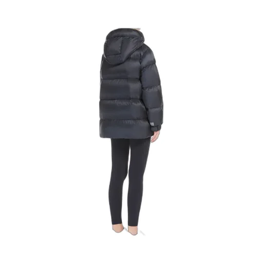 Down Jacket In Water-Repellent Canvas