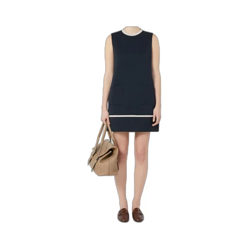 Crewneck Sleeveless Dress