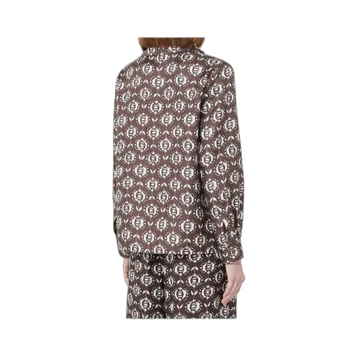 Oncia Pattern-Printed Long-Sleeved Shirt