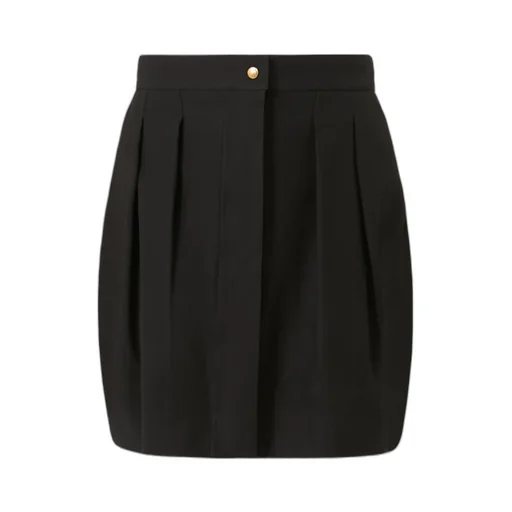 Short Cotton Twill Skirt
