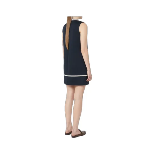Crewneck Sleeveless Dress
