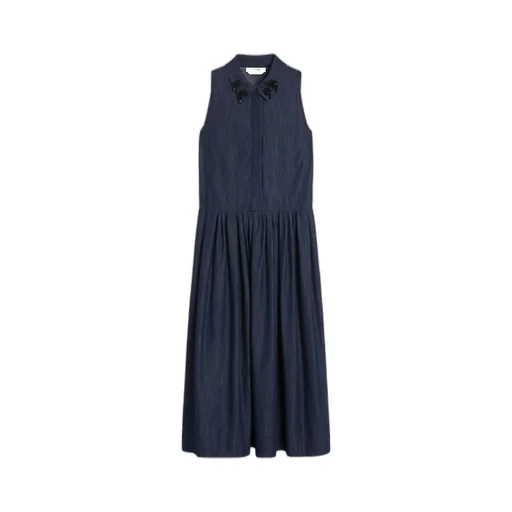 Sleeveless Denim Dress
