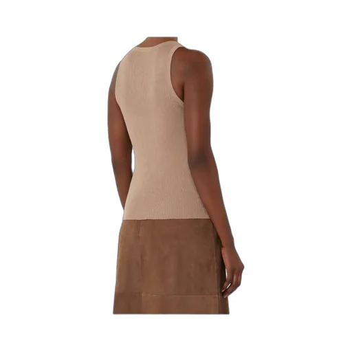 Rib-Knit Cotton Top