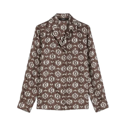 Oncia Pattern-Printed Long-Sleeved Shirt