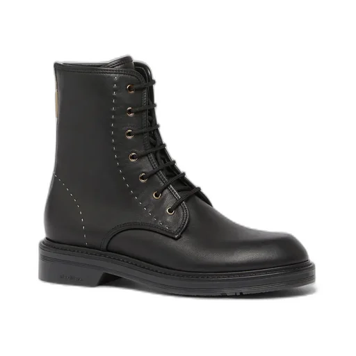 Leather Combat Boots