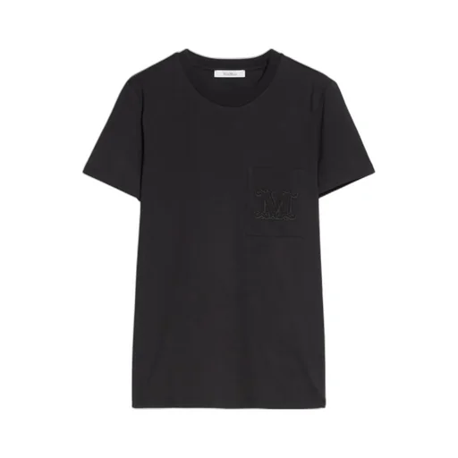 Logo Embroidered Pocket Crewneck T-Shirt