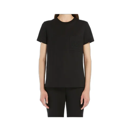Logo Embroidered Pocket Crewneck T-Shirt