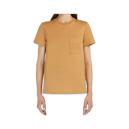 Logo Embroidered Pocket Crewneck T-Shirt
