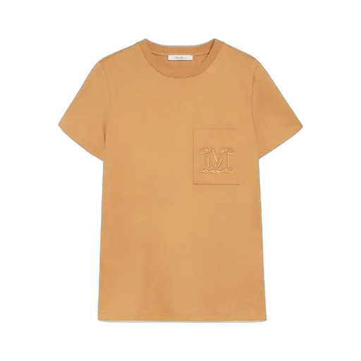 Logo Embroidered Pocket Crewneck T-Shirt