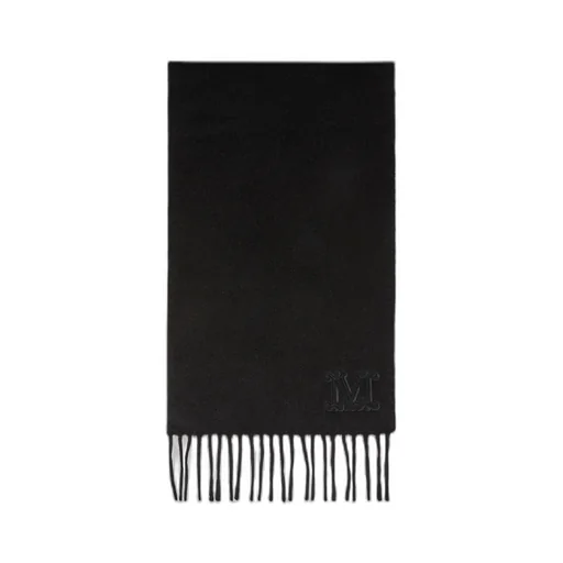 Camel Stole With Monogram Embroidery