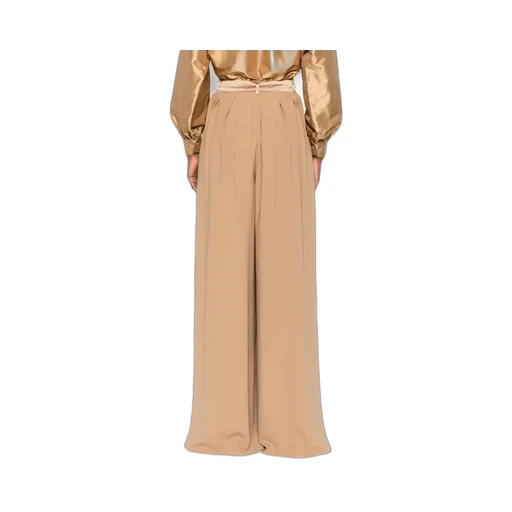 Pleated Wide Leg Trousers