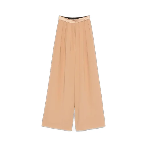 Pleated Wide Leg Trousers