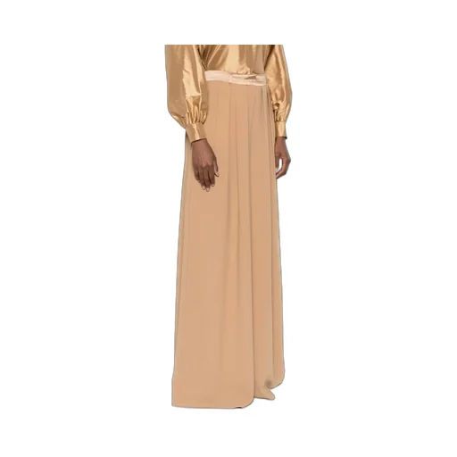 Pleated Wide Leg Trousers