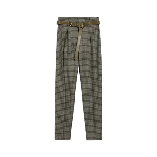 Logo Wool Casual Pants