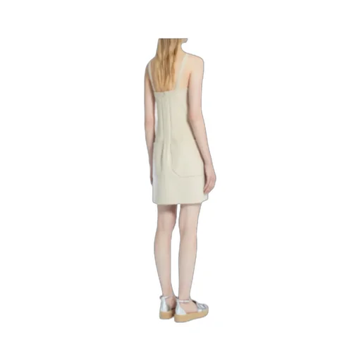 Square Neck Sleeveless Mini Dress
