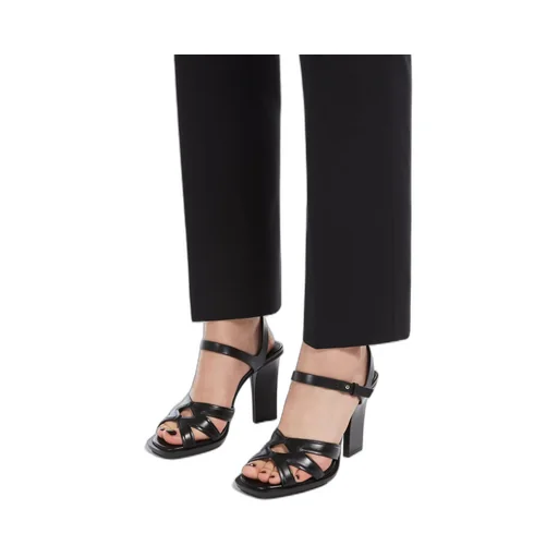 Strap Detailed Heeled Sandals