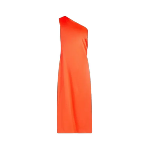 Envers Satin One-Shoulder Dress