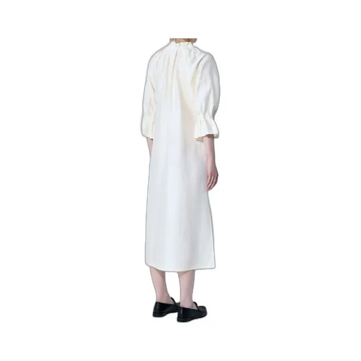 Jene Ruffle Detailed Drawstring Dress