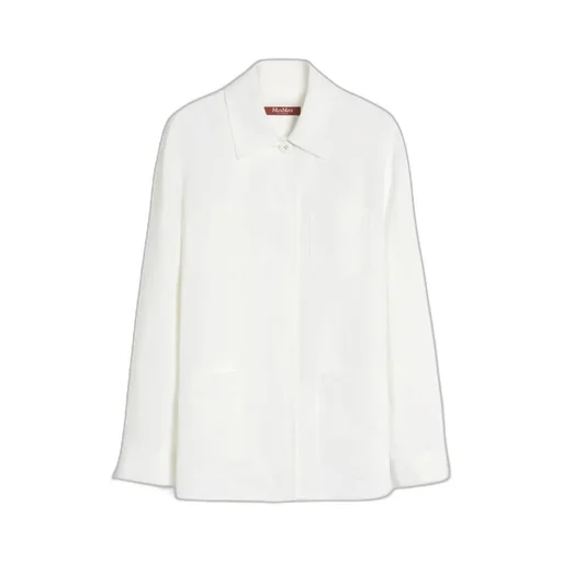 Viscose And Linen Canvas Jacket