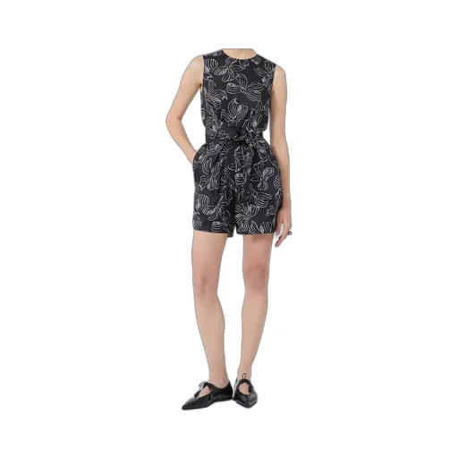 Printed Silk Playsuit