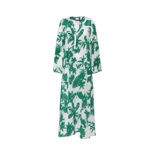 Studio Livrea All-Over Patterned Long-Sleeved Dress