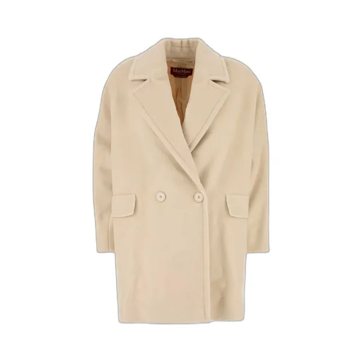Molo Double-Breasted Long-Sleeved Coat