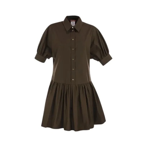 Caronte Button-Up Flared Dress