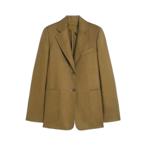 Single-Breasted Long-Sleeved Jacket