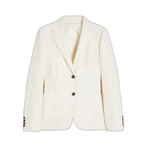 Fitted Cotton Blazer