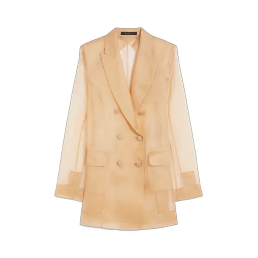 Pianoforte Double-Breasted Long-Sleeved Jacket