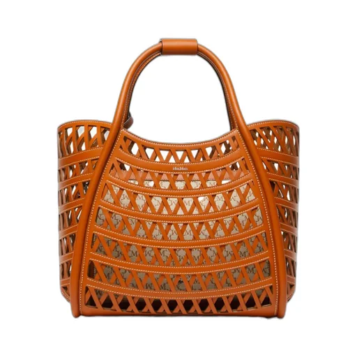 Logo Plaque Cut-Out Tote Bag