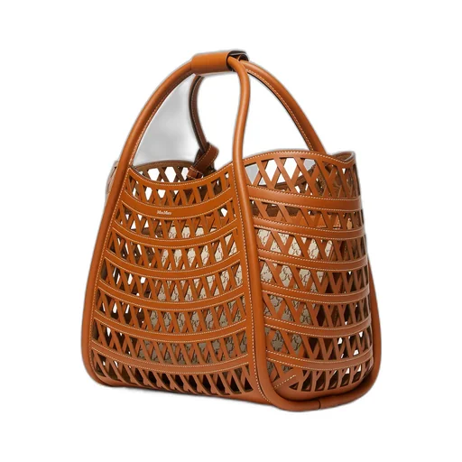 Logo Plaque Cut-Out Tote Bag