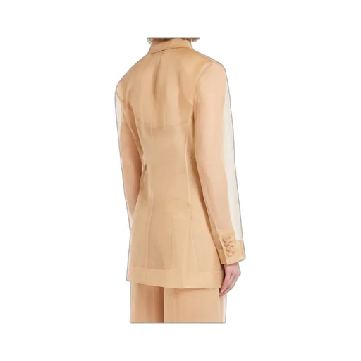 Pianoforte Double-Breasted Long-Sleeved Jacket