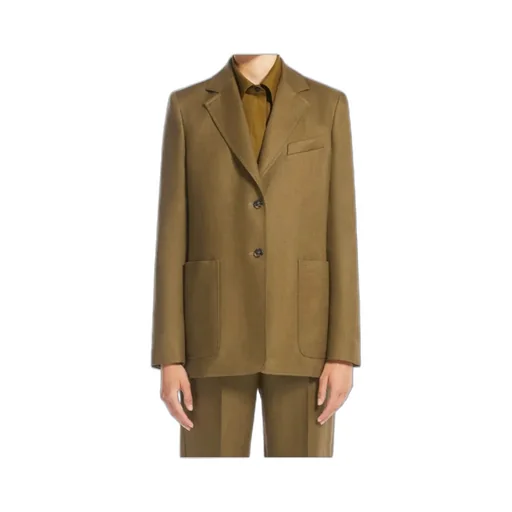 Single-Breasted Long-Sleeved Jacket