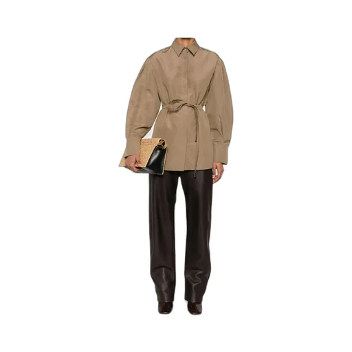 Affari Oversized Belted Shirt