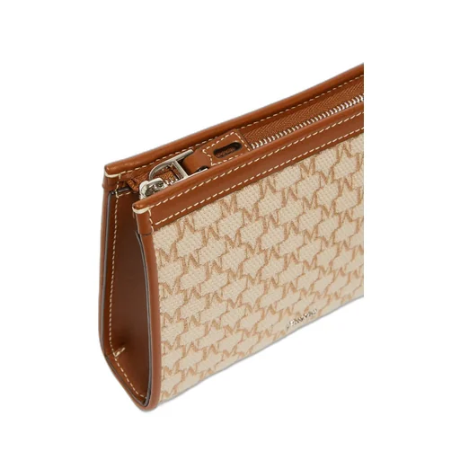 Logo Plaque Zip-Up Clutch Bag