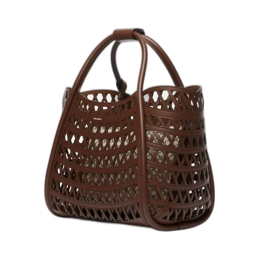 Woven Top Handle Bag