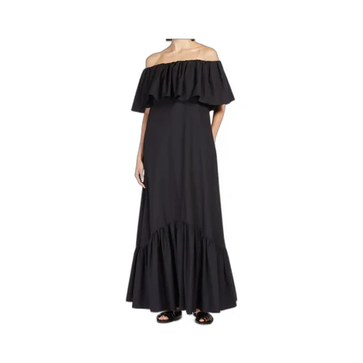 Studio Ruffled Detail Petali Maxi Dress