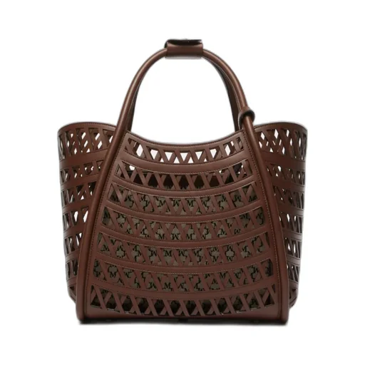 Woven Top Handle Bag