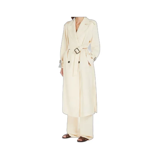 Studio Double-Breasted Belted Coat