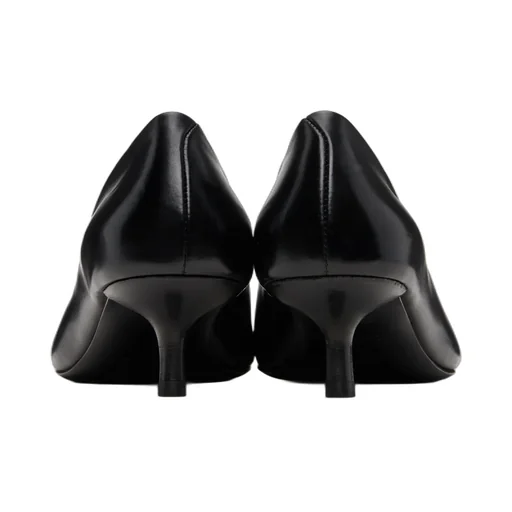 Kitten-Heel Square-Toe Pumps
