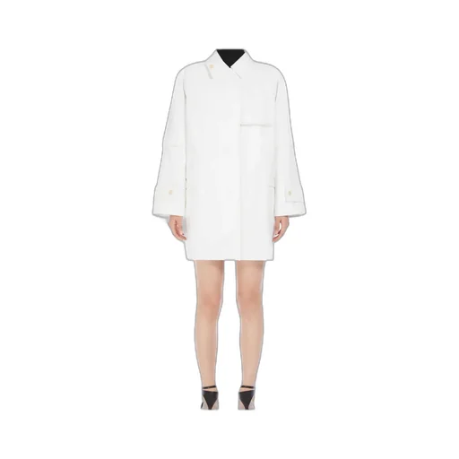 Button Detailed Long-Sleeved Coat