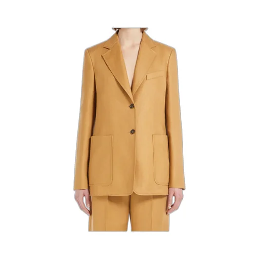 Single-Breasted Long-Sleeved Jacket
