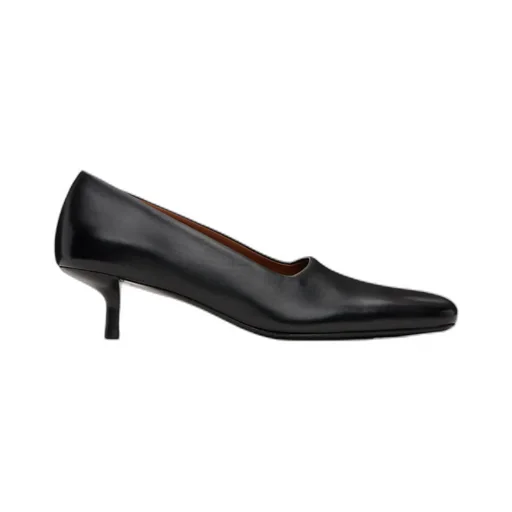 Kitten-Heel Square-Toe Pumps