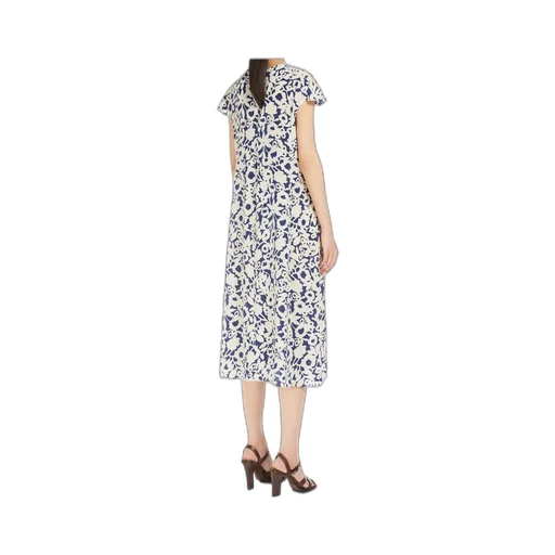 Gisella Allover Printed Crewneck Dress