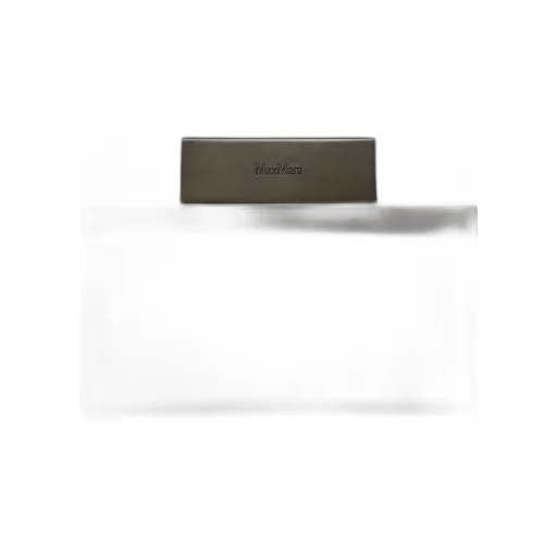 Logo Engraved Foldover Top Clutch Bag