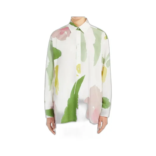 Printed Oversized Blouse