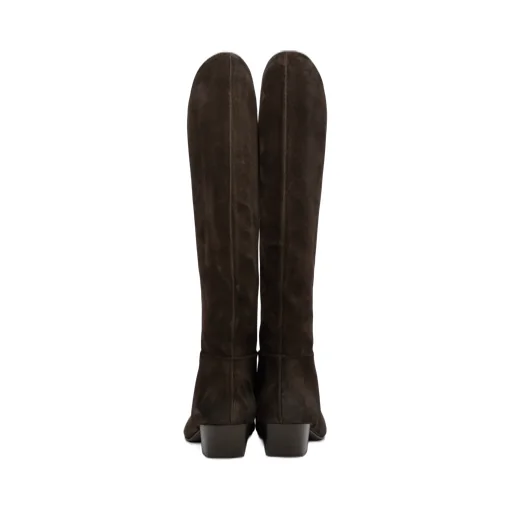 Goccio Reversed Leather Tall Boots